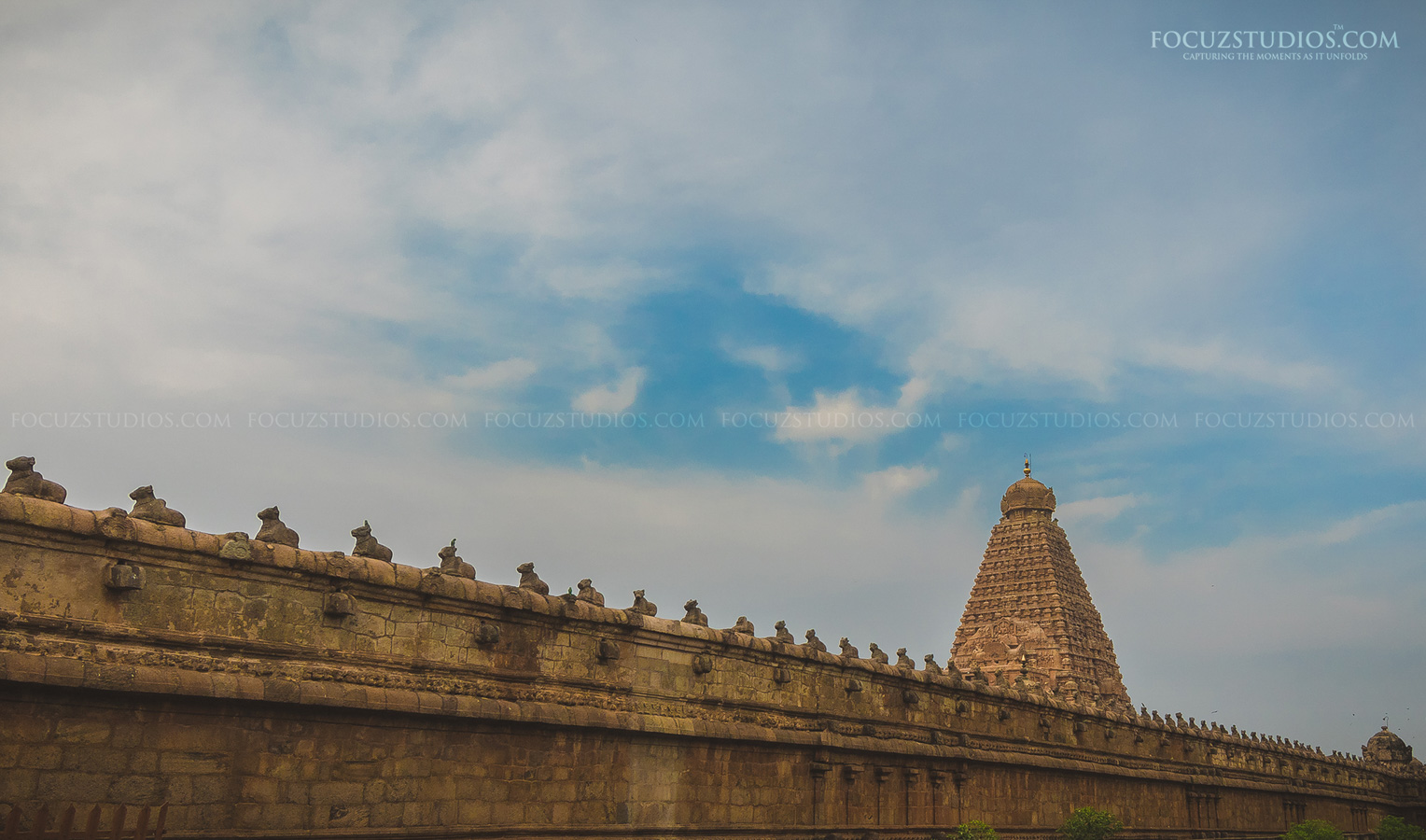 thanjavur temple photo panorama