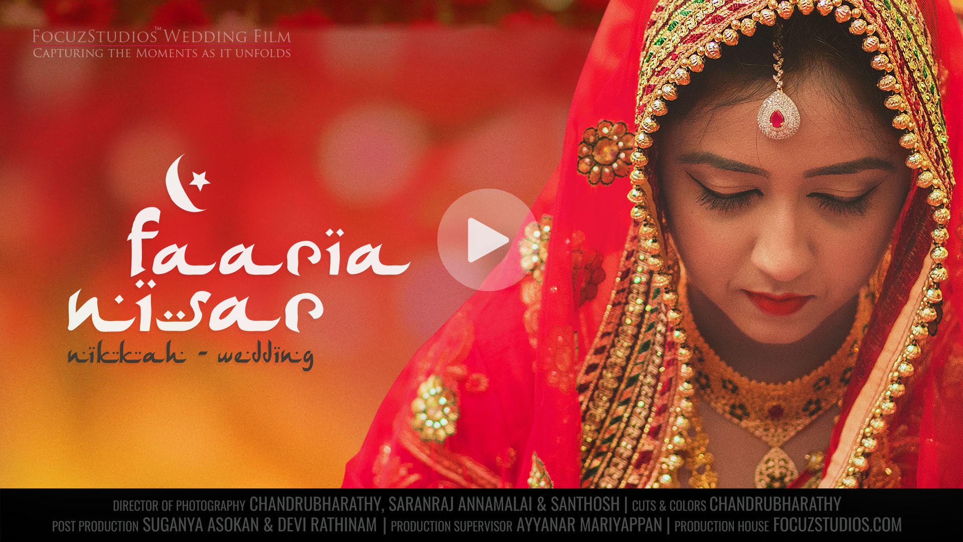 Beautiful Indian Muslim Wedding Nikkah Faaria and Nisar