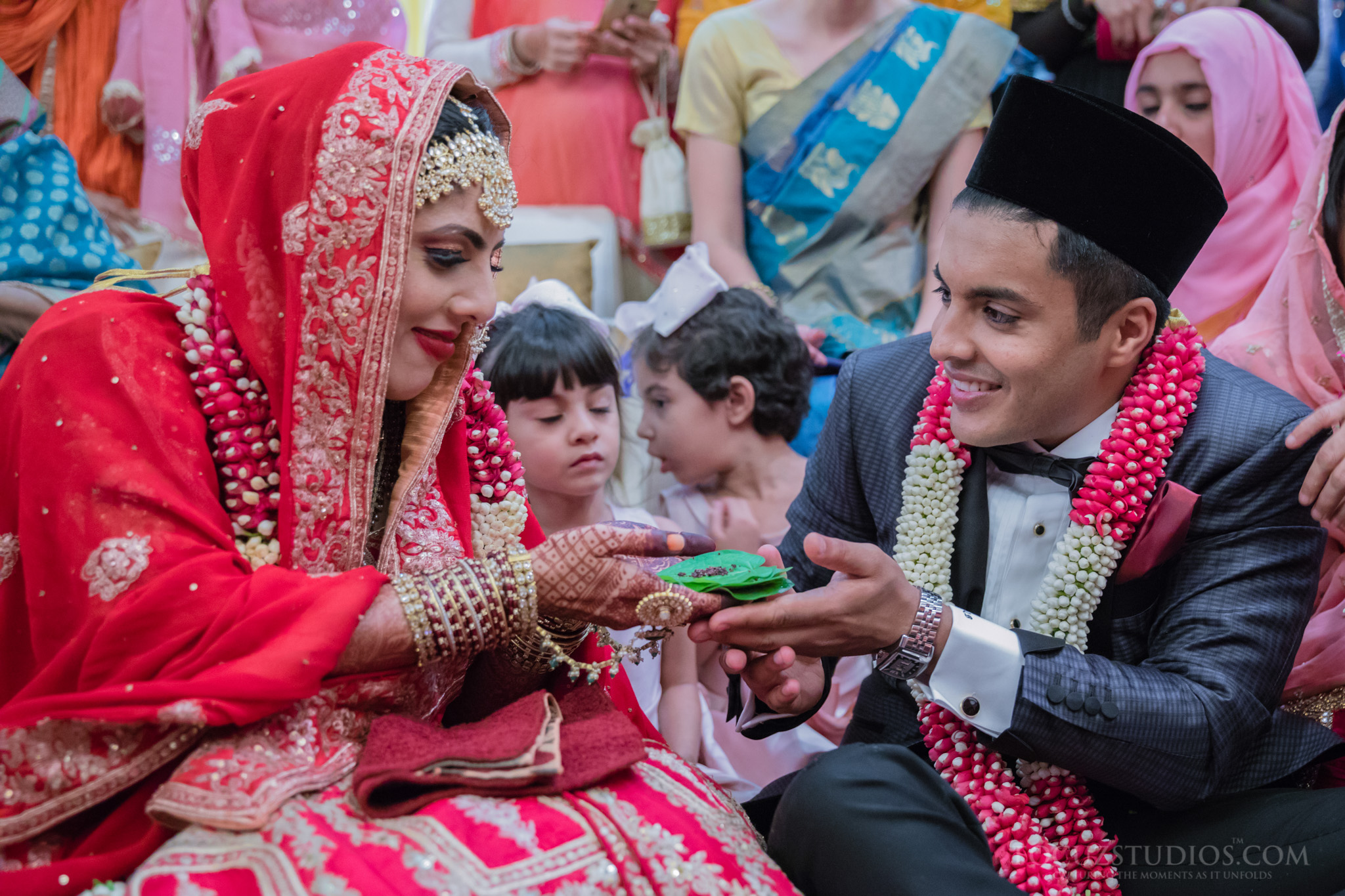 Muslim wedding rituals couple exchanging ring or gifts 3