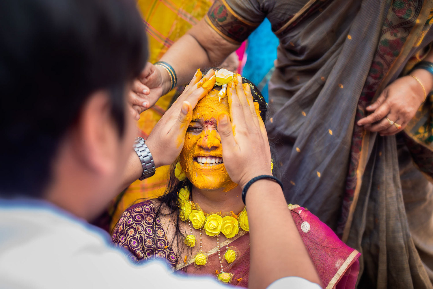 South Indian Wedding Traditions Haldi_09