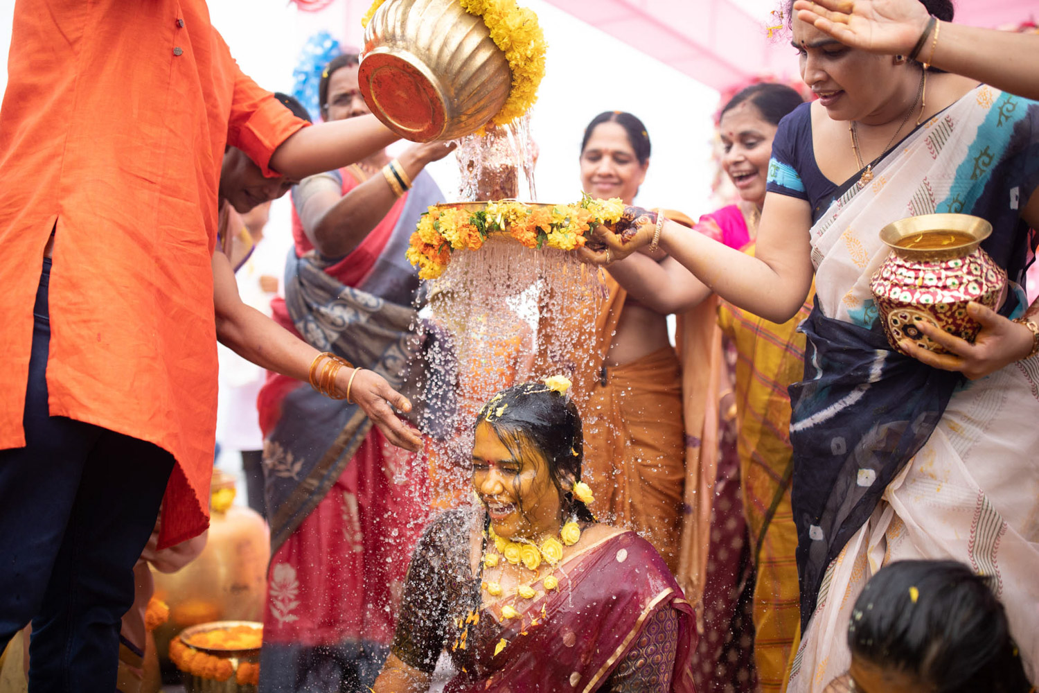 South Indian Wedding ceremonies Mangala Snaanam_10
