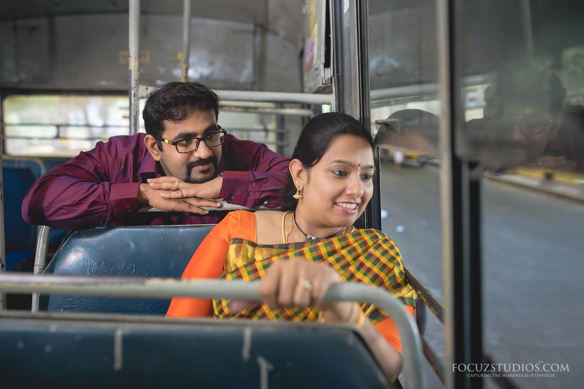 Top Couple shoot locations in chennai mtc bus 2