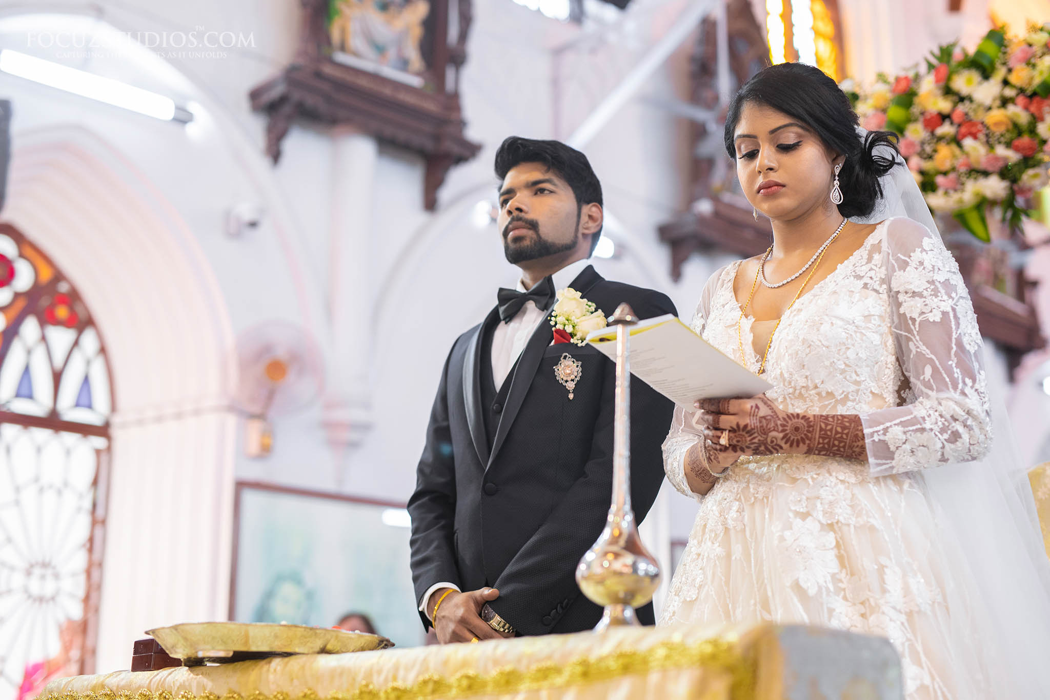Best Christian Wedding Ceremony in Chennai St. Santhome Church -