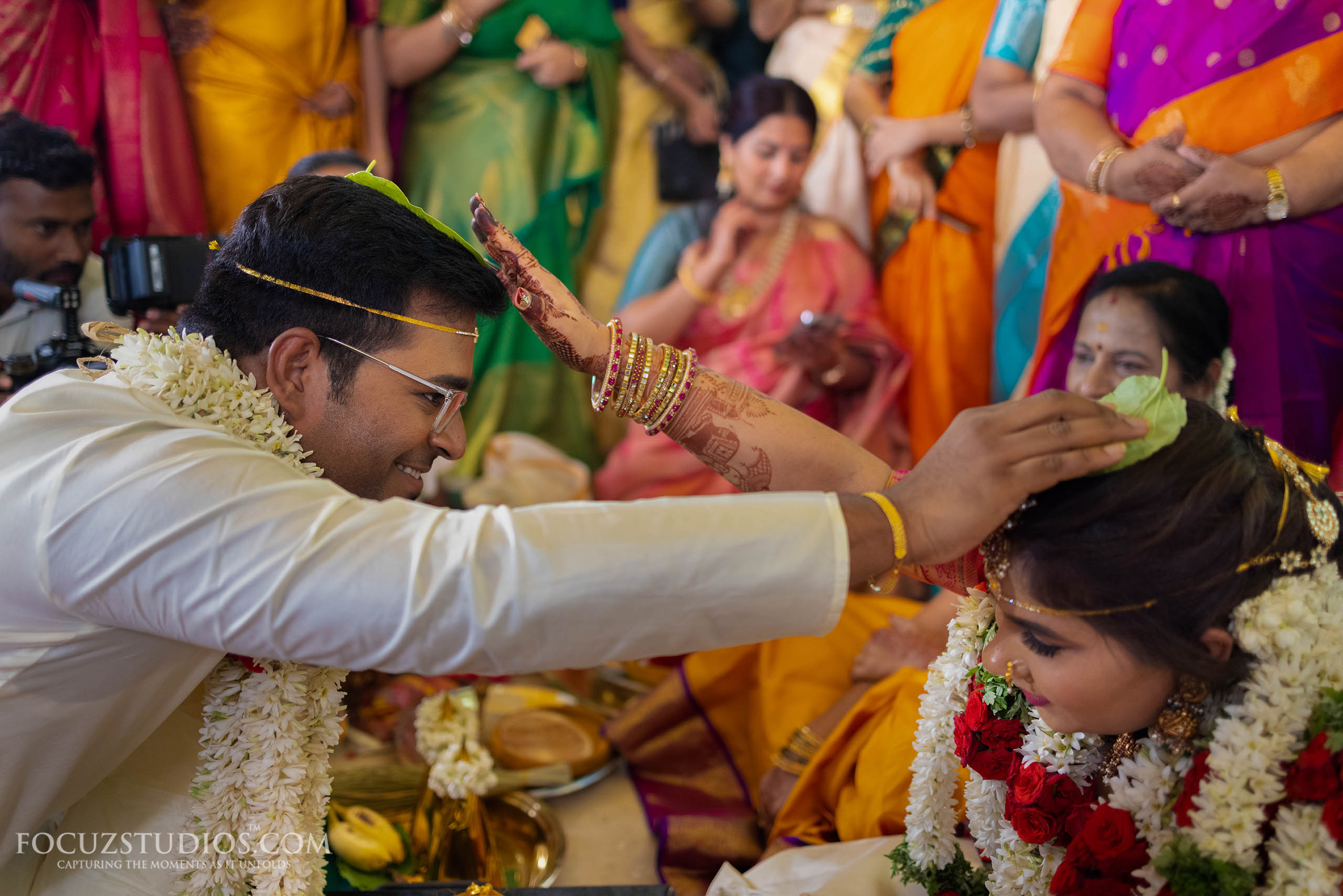 Vaishnavi and Sidharthan’s Spectacular Telugu Wedding in Sree Varaaham Hall, Chennai