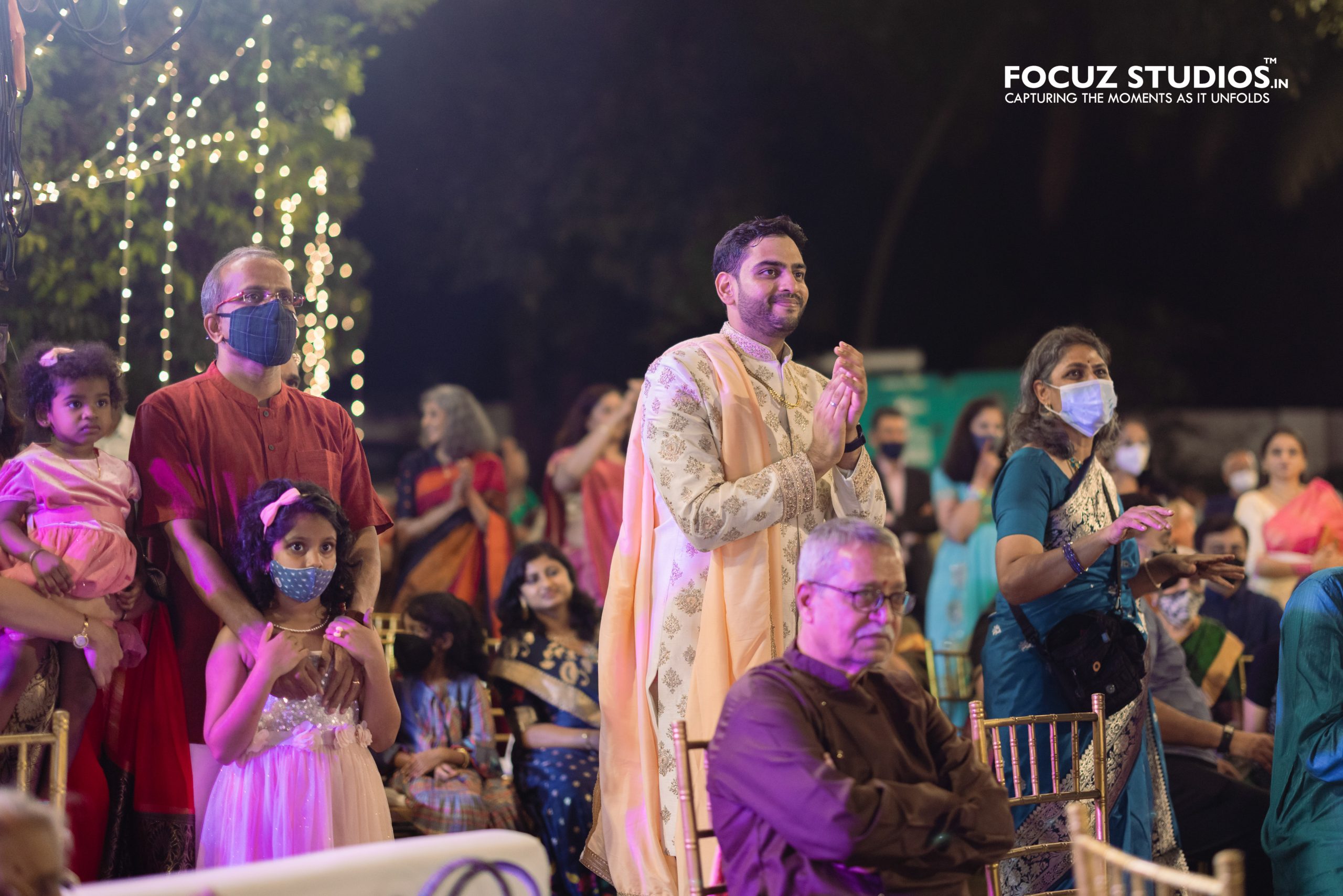 Pranav joining family and friends on Sangeet dance floor